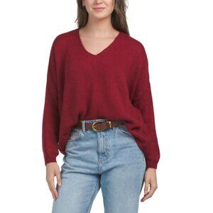 VENTI Wine Made In Italy V-neck Sweater